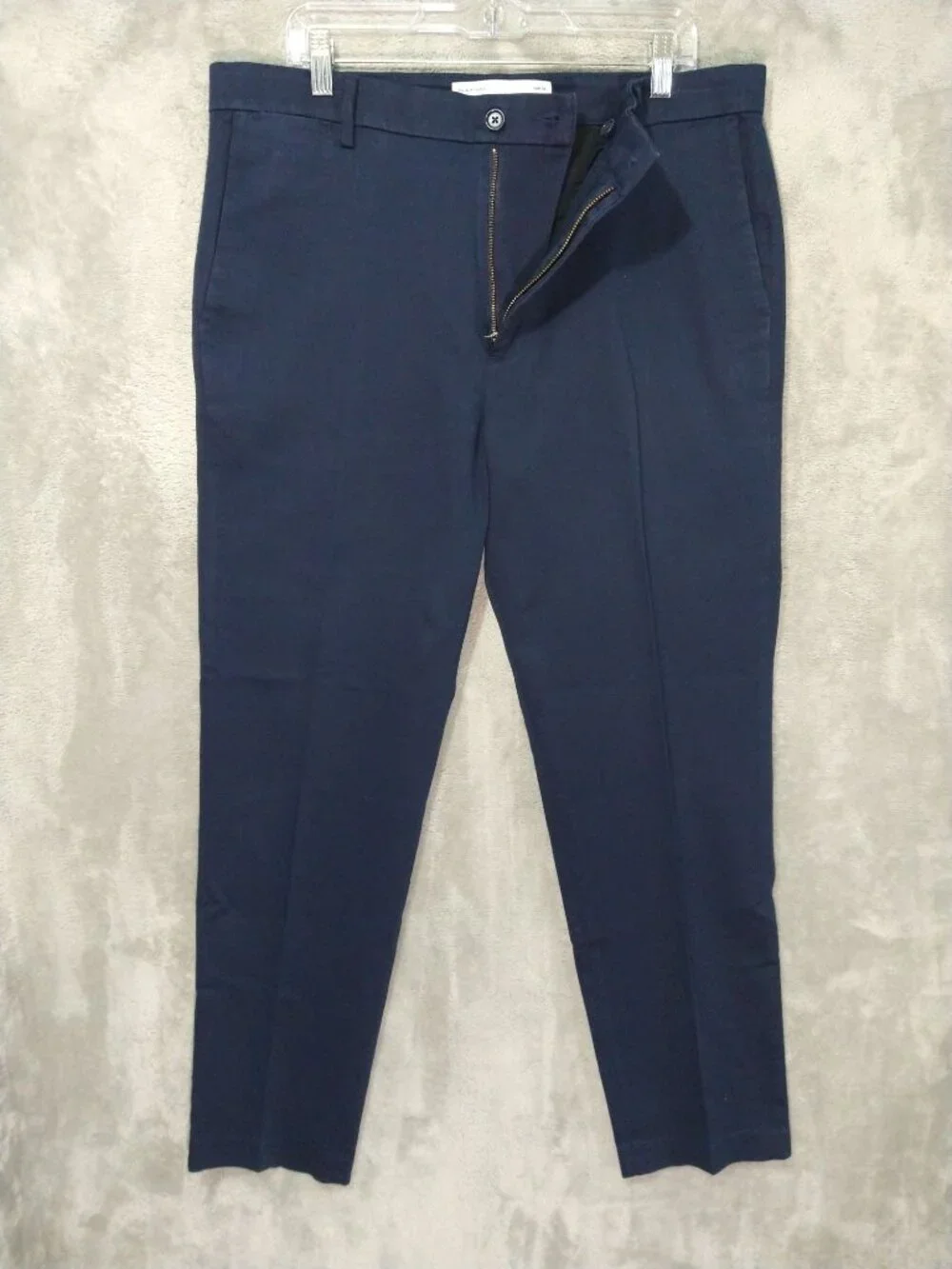 Banana Republic Pants Mens 36x32 Blue Traveler Chino Slim Fit Stretch High Rise